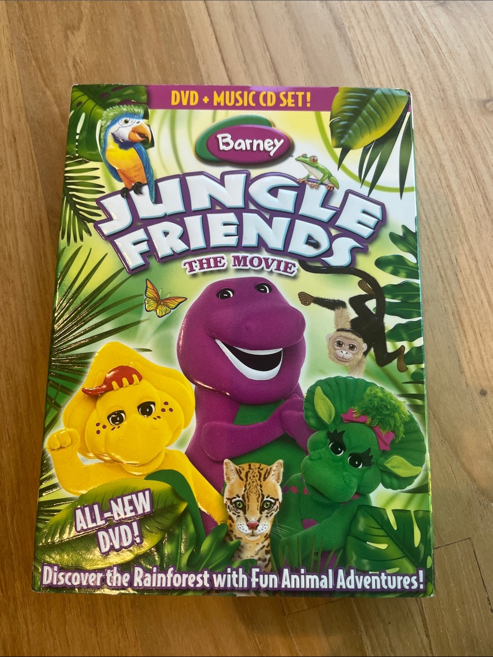 Barneys New York Purple & Green Jungle Friends DVD + CD Set